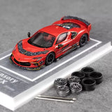 MJ 1/64 Scale Ferrari MANSORY F9XX Red Diecast car Model Toy Gift NIB Parts