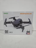 Dmes Mini Folding Drone Grey With Camera Drone