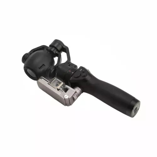 DJI Osmo+ handheld gimbal camera with zoom lens, black body and control handle