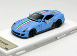 DMH 1:64 Blue 599 GTO Super Racing Sports Model Diecast Resin Car Toy