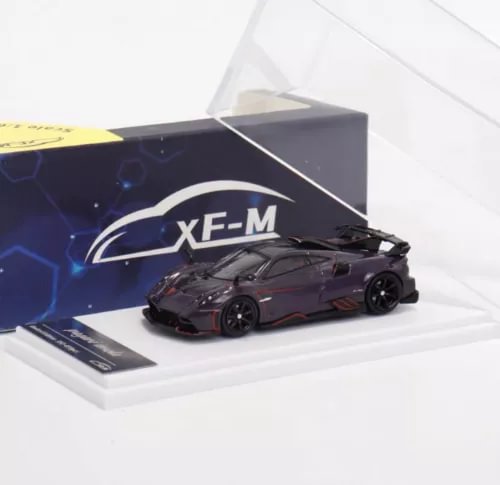 Pagani Imola diecast car model, dark finish, 1/64 scale