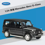 Welly 1:24 Mercedes-Benz G-Class black diecast pullback model car