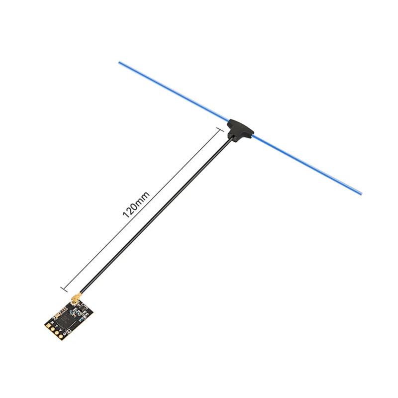 FPV nano receiver module with two long wire antennas