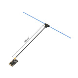 FPV nano receiver module with two long wire antennas