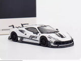 AM 1/64 Scale For Ferrari MANSORY F8XX White2 Diecast car Model Toy Gift NIB Parts