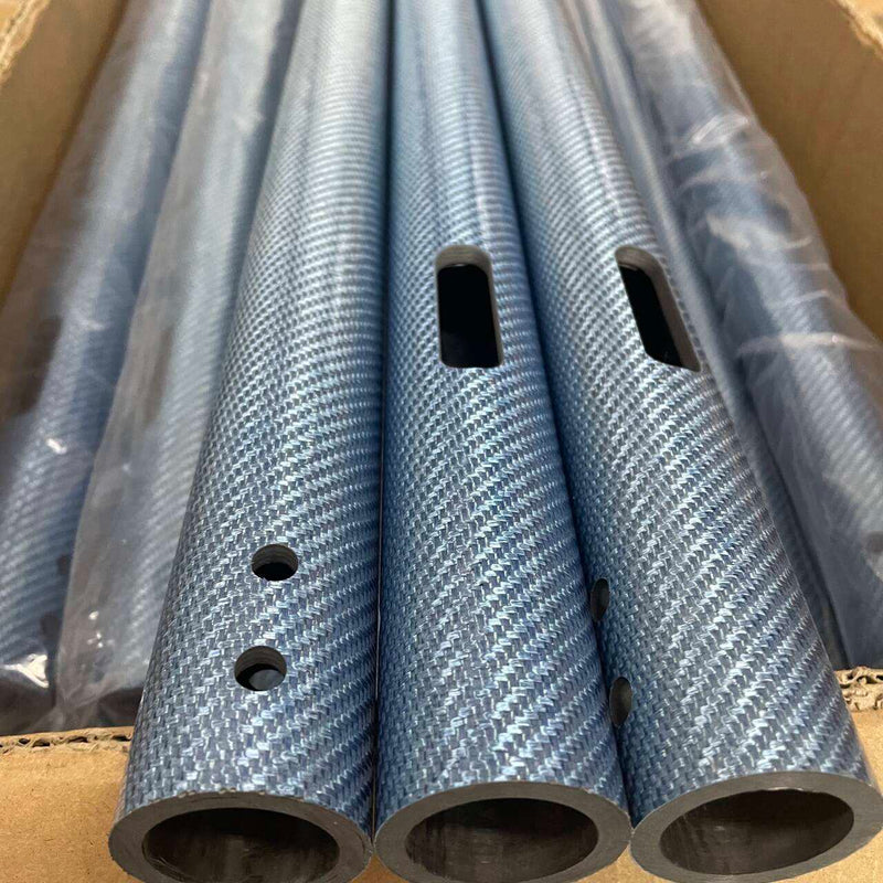 Factory Direct Colored Carbon Fiber Tube 3K Twill Surface High-Strength Colorful Round Tube With Wholesale Price Drone