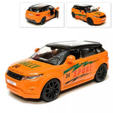 Range Rover Evoque Sport Metal Diecast Car Scale, Collectible Toy Cars, 1/36 Toy