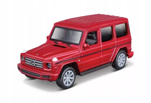 Maisto Mercedes-Benz G-Class red diecast model car toy, front 3/4 view