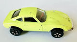 Vintage Playart Opel GT Fluorescent Green Made In Hong Kong 1980 Diecast 1:64 Parts