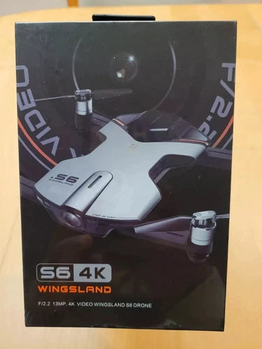 RC Drone Wingsland S6 GPS WI-FI APP Control 4K UHD Camera Selfie Quadcopter, New Drone