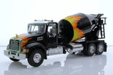 Mack Granite Cement Mixer Concrete Truck 1:64 Scale Diecast Model Black Flames Parts