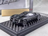 1:64 Scale LCD Black Carbon Utopia Racing Sports Coupe Diecast Metal Car Toy NIB Parts
