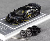 ZD MJ 1:64 Black Mansory F9XX Racing Sports Model Diecast Metal Car BN Parts