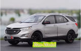 1:18 SAIC Chevrolet equinox redline Alloy Diecast Car Model Gift Hobby Silver Parts