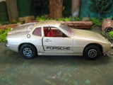 Corgi Porsche 924 - Diecast Metal Model Car in Gold - 1980s 1/36 scale Toy