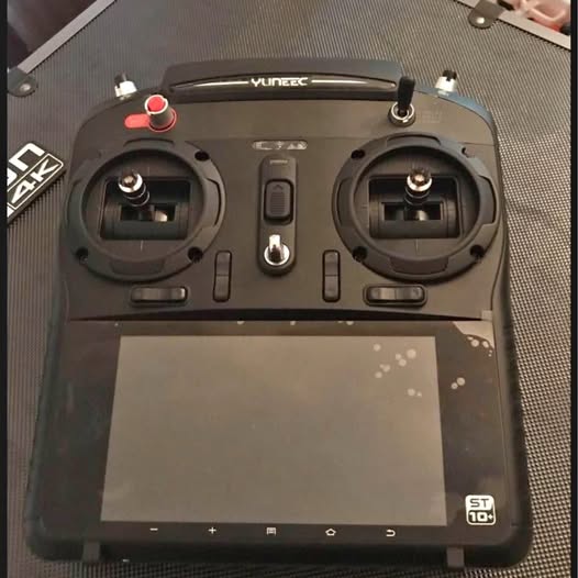 Yuneec ST10+ drone controller with dual joysticks and touchscreen
