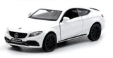 1:36 White Mercedes C63S AMG Diecast Model Toy Car Model Toy Vehicle Collect Toy Toy
