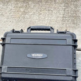 Hard drone case with Vantech logo, dark gray
