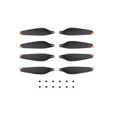 8 propeller blades with orange tips and included screw set