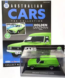 Holden Sandman 1975 Green #8 1:43 Scale Diecast Australian Classic Cars Parts