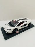 Maisto Lamborghini Countach LPI 800-4 1:18 Diecast White Car Figure Parts