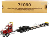 WESTERN STAR 49X SBFA TRACTOR W/ LOW PROFILE TRAILER 1/50 DIECAST MASTERS 71090 Parts