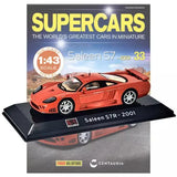 Panini Supercars Collection 33 - Saleen S7R 2001 Diecast Model with Magazine Parts