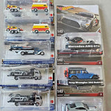 1:43 diecast car multipack in blister packaging with Hot Wheels branding