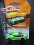 Green Lamborghini Gallardo die-cast racing car toy in blister pack