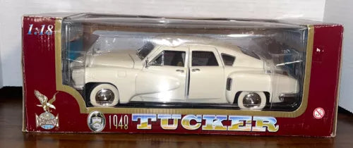 Ivory 1948 Tucker vintage diecast model car, boxed