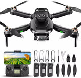 S165Max Drones with 1080P HD Camera for Adults Brushless Motor with Propeller Gu Drone