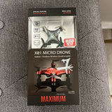Propel Maximum X01 Micro Drone Wireless Quadrocopter - Black (VL-3513) NIB Drone