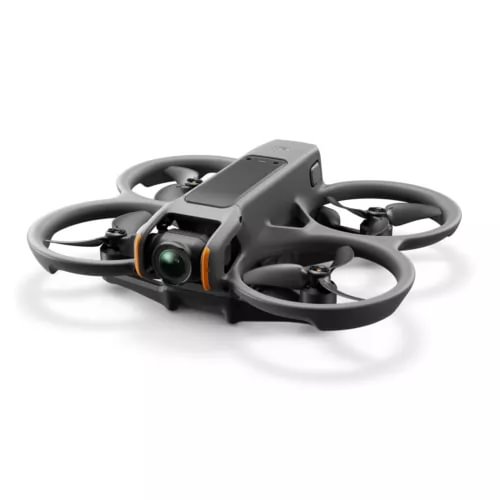DJI Avata 2 FPV drone with 4K camera, black quadcopter with four propellers