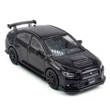 1:64 Subaru WRX STI S207 Model Car Diecast Alloy Toy Cars Gifts for Boys Black Toy