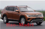 1:18 SAIC Volkswagen X Teramont 2021 Diecast Model Car Toys Display Gifts Brown Parts
