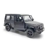1:36 diecast SUV model car toy, open doors, matte black