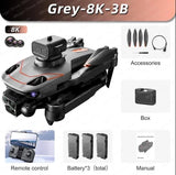 S115 RC Drone 8K Professinal With Three Camera Wide Angle Optical Flow... Drone