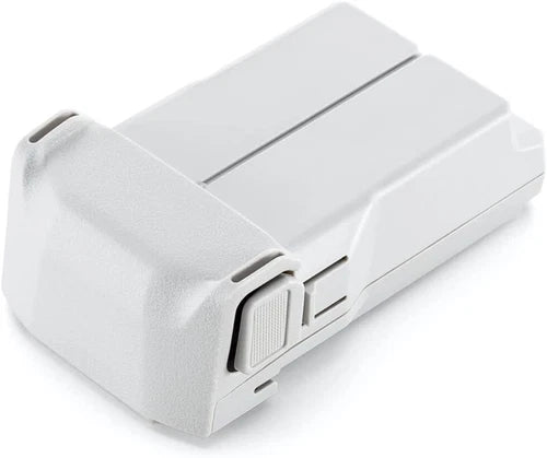 DJI Mini 3 intelligent flight battery pack in light gray with side connector