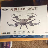 X-31 SHOCKWAVE? QUADCOPTER DRONE WITH WI-FI CAMERA by Sky Rider - BRAND NEW Drone