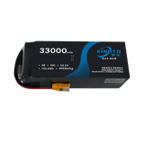 XINGTO Factory Wholesale 6s 33000mah 10c 305wh/kg 90*67*217mm 2.6kg Semi Solid State Liuthium Batteries for 5kg 10kg UAV Drone Drone