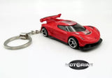 2020 '20 Koenigsegg Jesko Red Car Rare Novelty Keychain 1:64 Diecast Parts