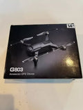 ROVPRO foldable drone box showing black quadcopter with camera and G803 label