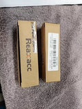 FPV drone flat panel RHCP antenna retail box pair, brown with label sticker