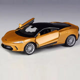 1:36 McLaren GT Model Car Diecast Toy Cars Pull Back Vehicle Toys for Boys Gold Toy