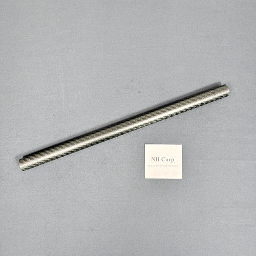 Carbon fiber support tube, short, speckled textured exterior