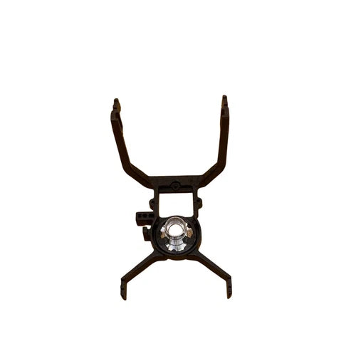 Shock-absorbing gimbal bracket for drone with central circular mount