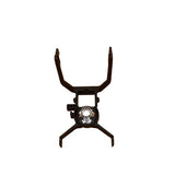 Shock-absorbing gimbal bracket for drone with central circular mount