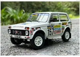 Solidos 1/18 Lada Niva 1983 DAKAR Racing Car Metal Diecast Model Car Toy White Parts