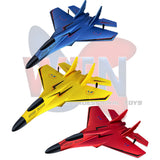 Foam fixed-wing RC glider airplanes, blue yellow and red hand-throw models
