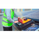 2024 New Design Anti-fall Drone Solar Cleaning Automatic Crawler Robot for Solar Panel Cleaning Machine Drone